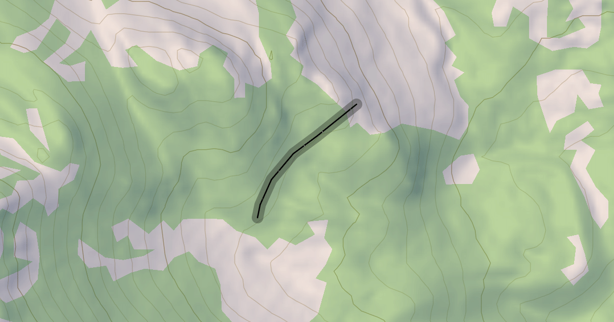 Map preview of Many Names Traverse