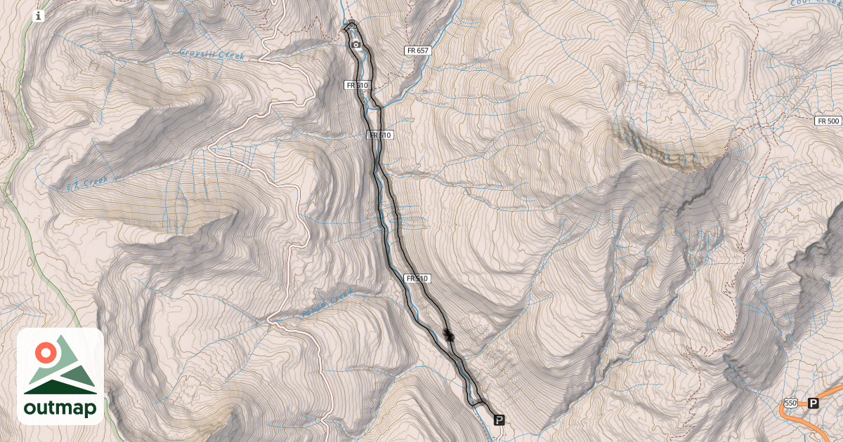 Map of Cascade Creek Trail