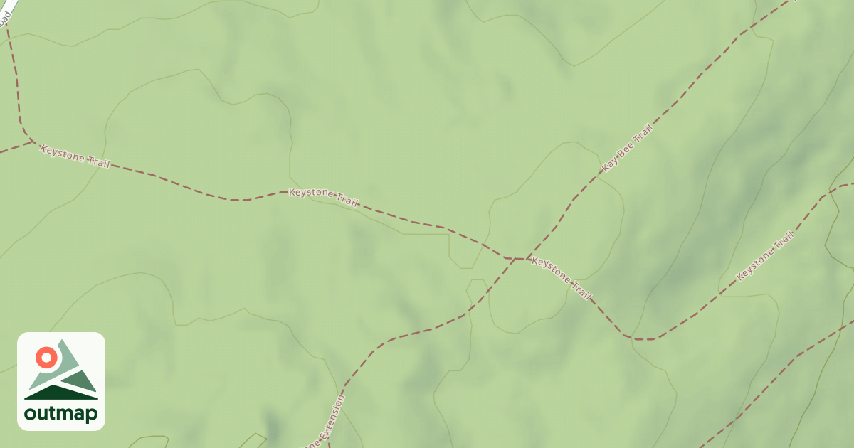 Map of Keystone Trail
