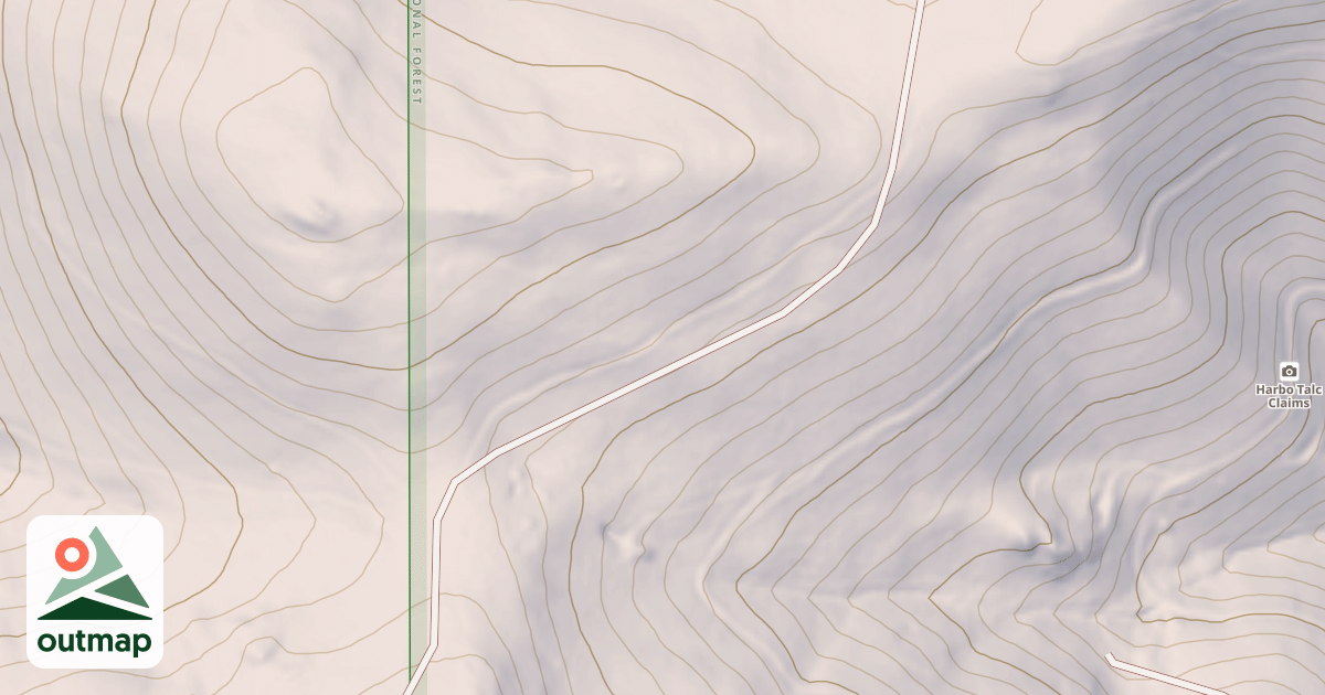 Map of USFS National Forest System Roads {4F35B206-1250-4721-8000-1711C51ED5BE}