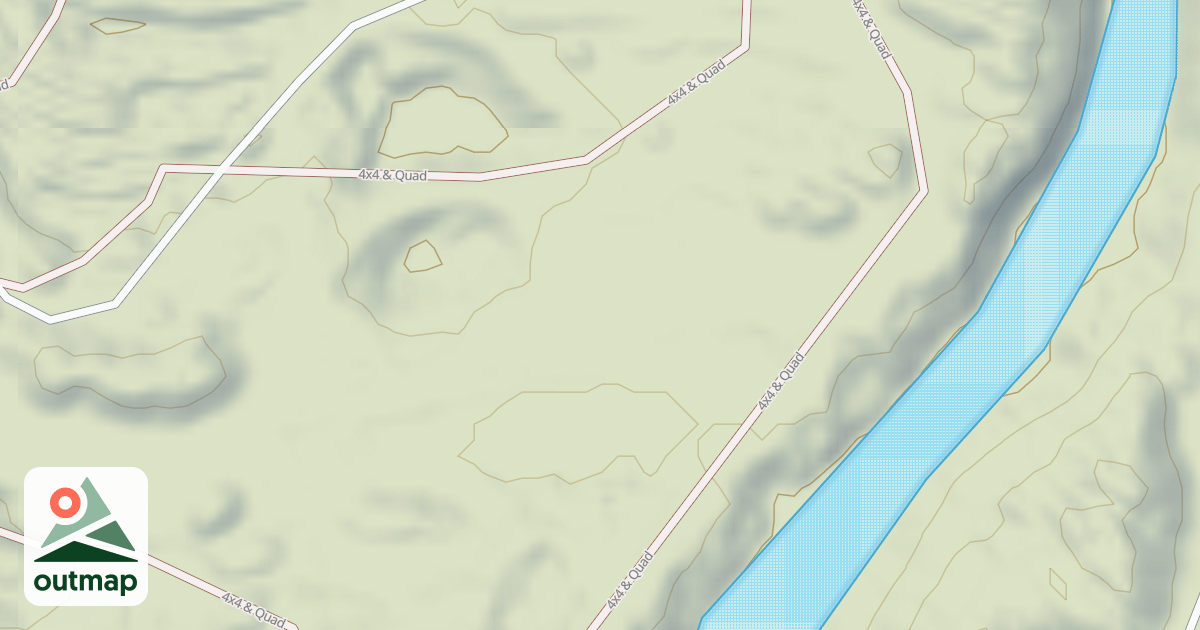 Map of Interlake State Recreation Area Trails