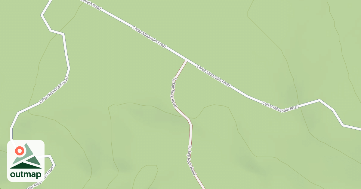 Map of TURKEY ROCK