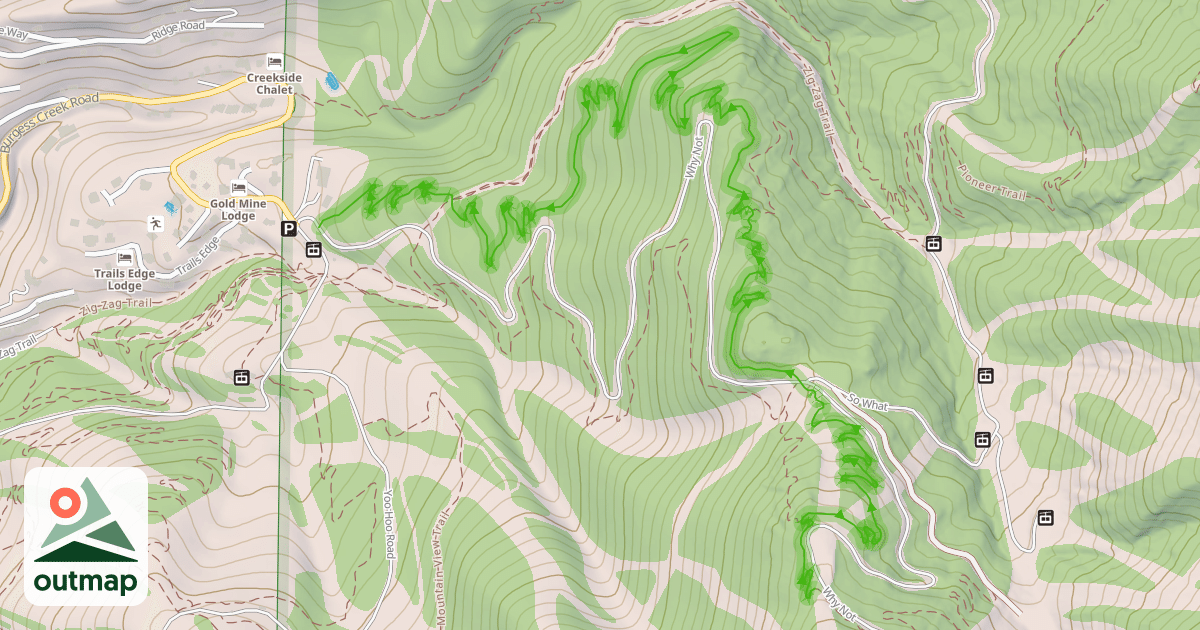 Map of Tenderfoot Trail