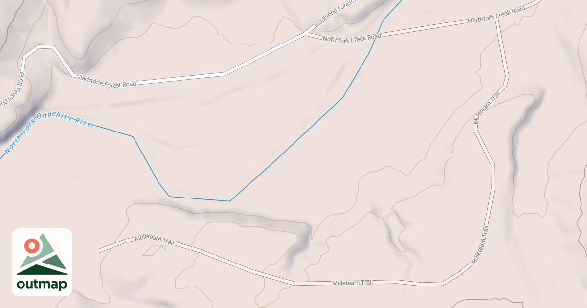 Map of USFS Motor Vehicle Use Map Roads {5DA50590-0C98-4DCA-807F-B85B499FF89C}