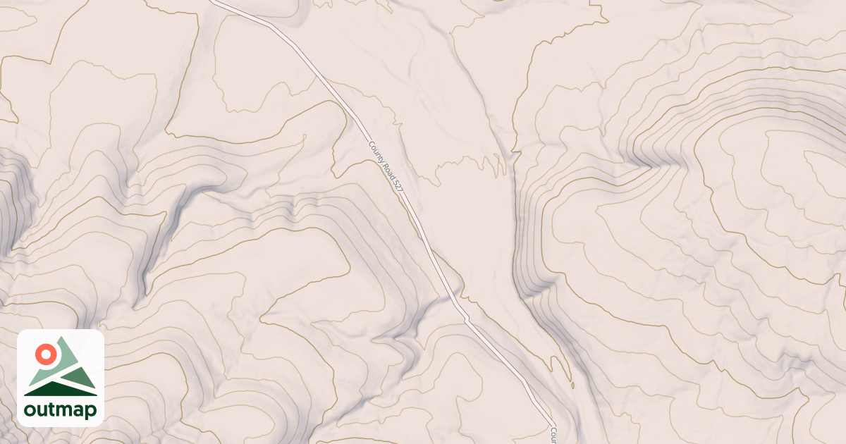 Map of NORTH BAKERS CREEK