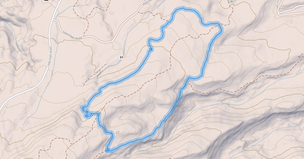 Map preview of Quad Rocker Loop Trail