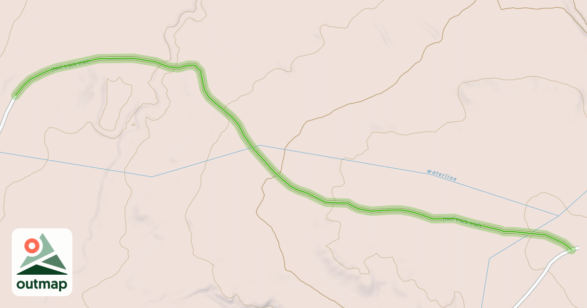 Map of (two track trail)