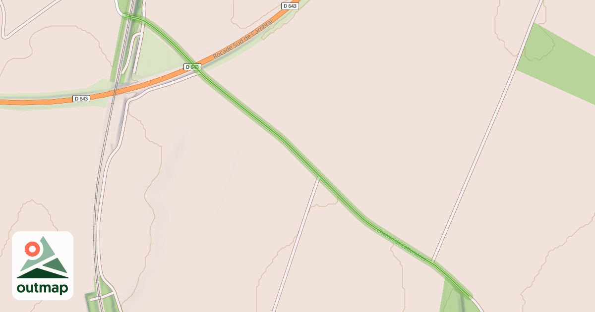 Map of Chemin de Cattenières
