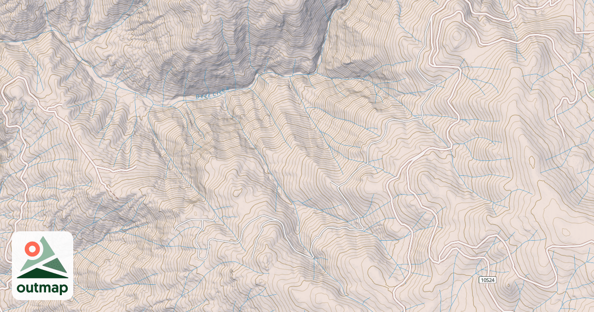 Map of BULL CREEK