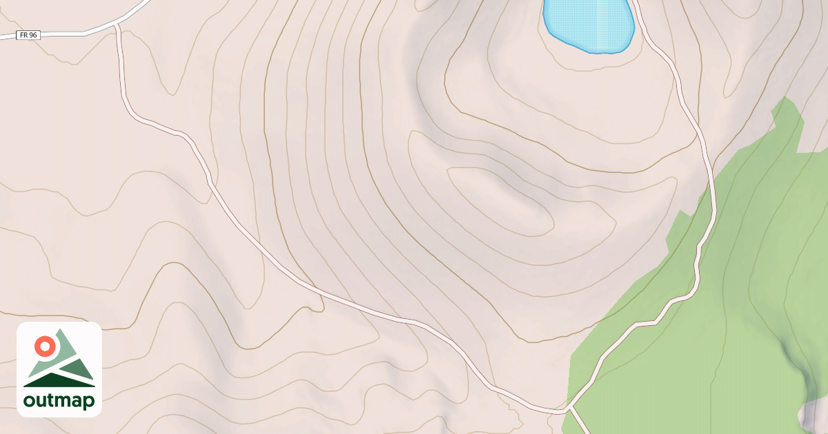 Map of USFS National Forest System Roads {6BBD9161-A57F-41DB-85D1-1FBFD5C8B204}