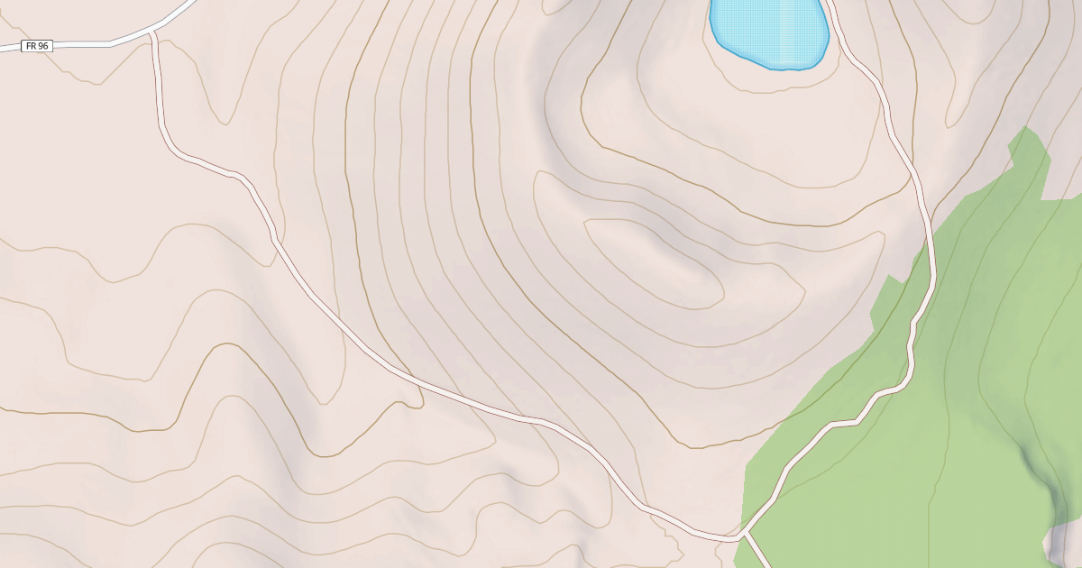 Map preview of USFS National Forest System Roads {6BBD9161-A57F-41DB-85D1-1FBFD5C8B204}