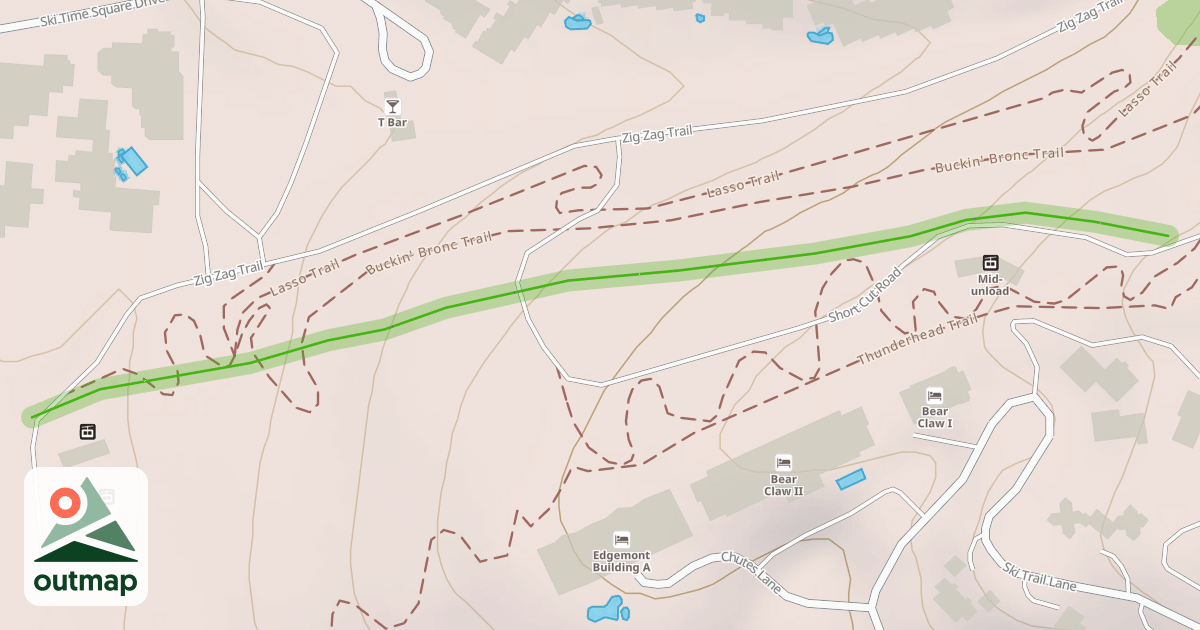 Map of Wild Blue Way