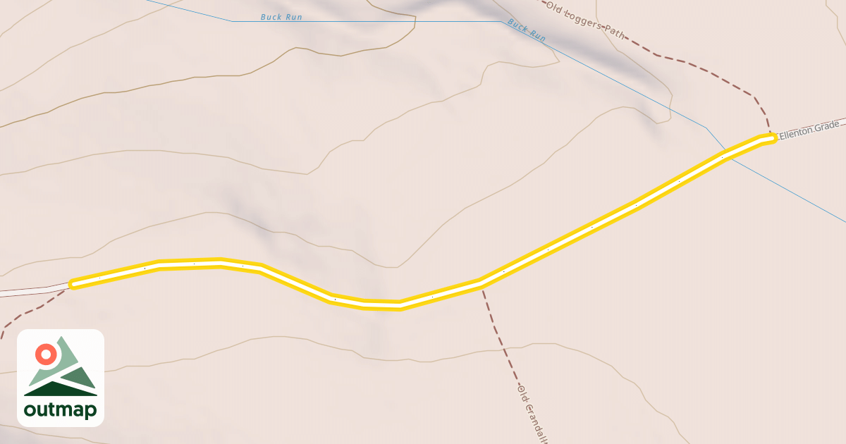 Map of Old Loggers Path