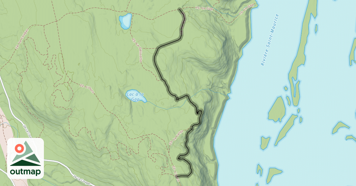 Map of 14- La Wabush