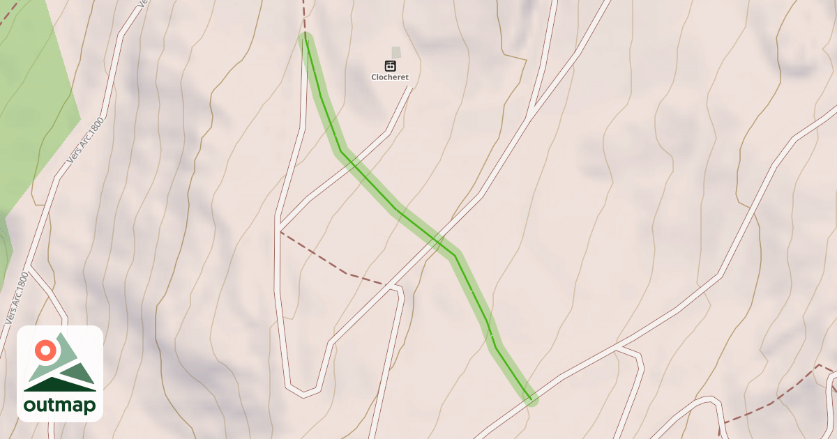 Map of Arpette