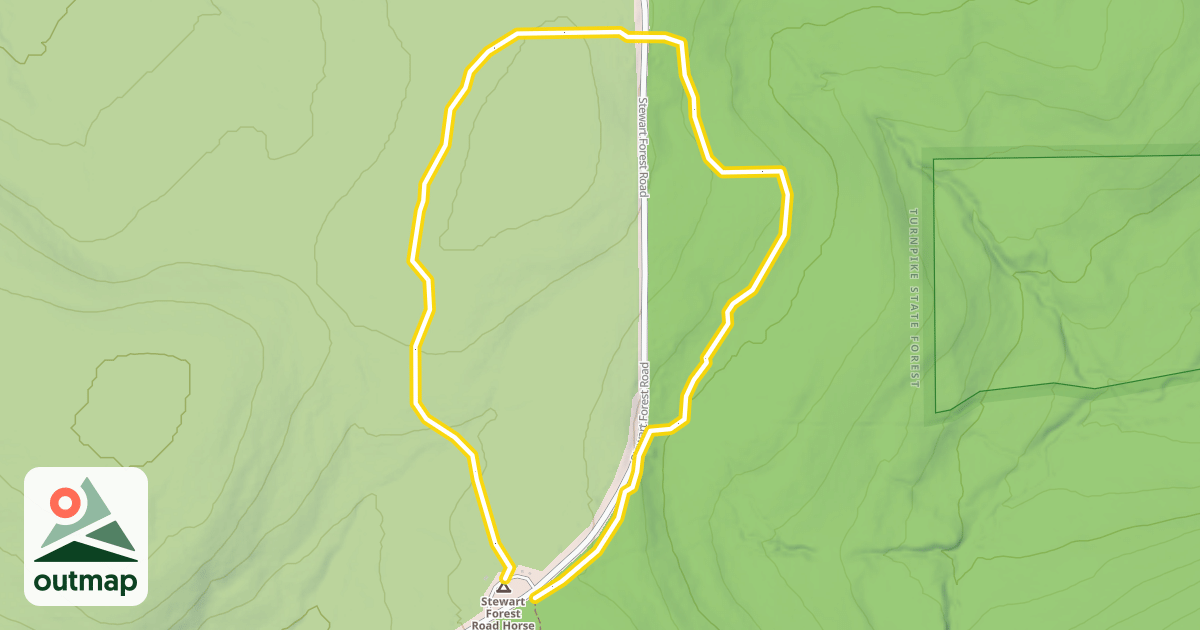 Map of 5-Red Trail