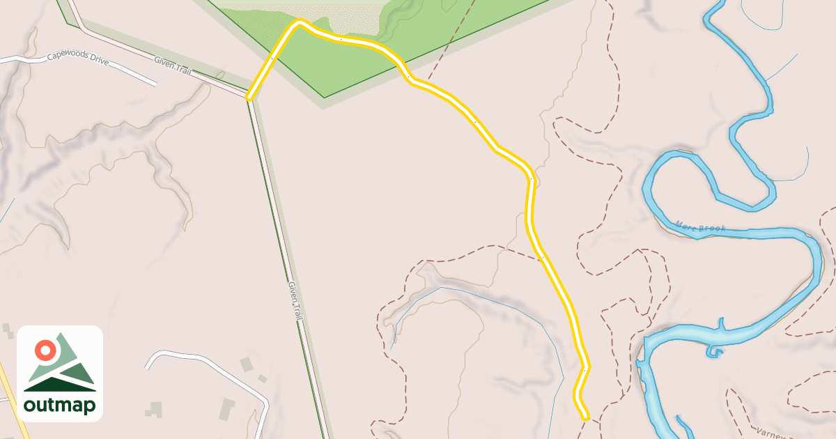 Map of Dunning Trail
