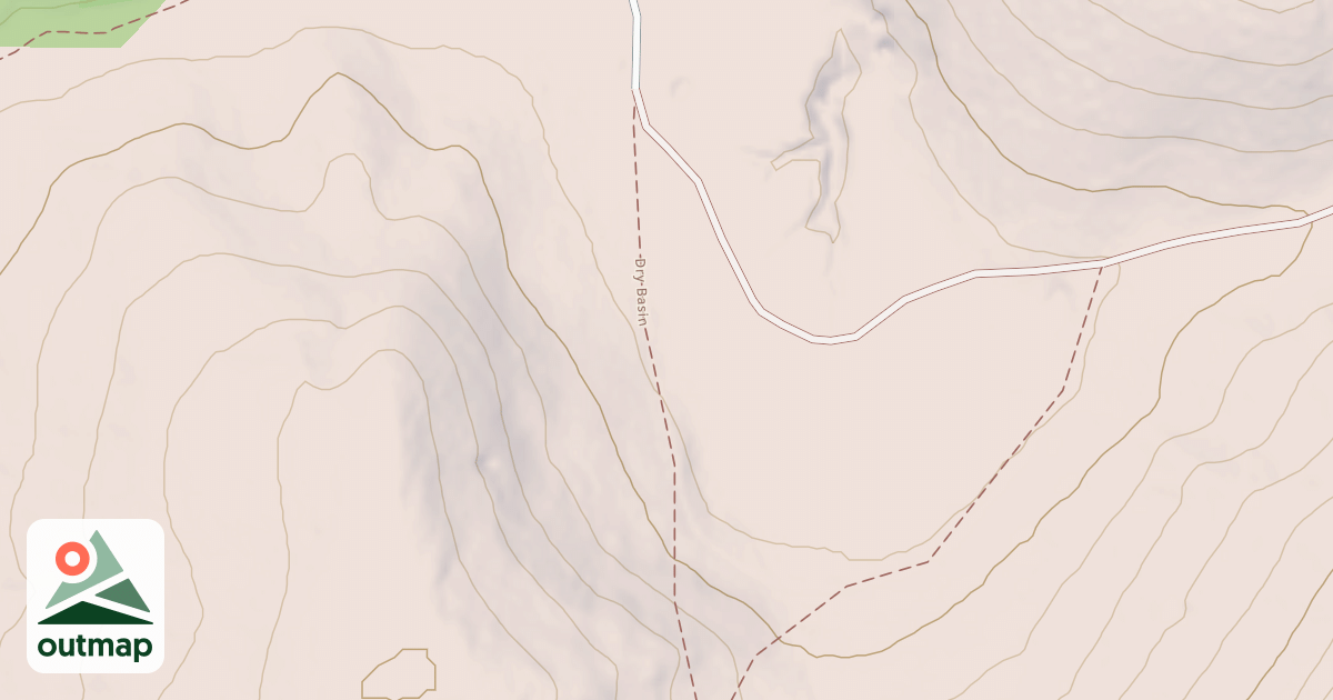 Map of Dry Basin Alt