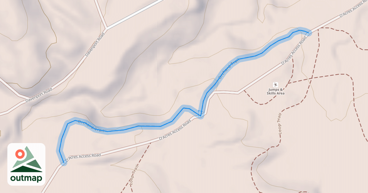Map of Orchard Trail