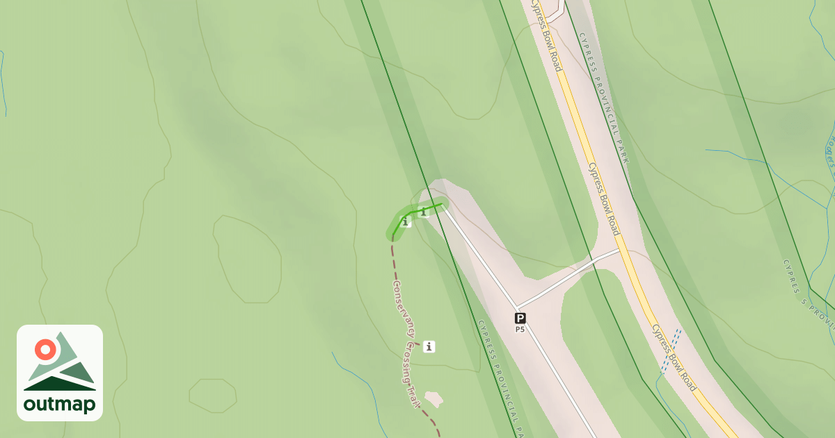 Map of Conservancy Crossing Trail