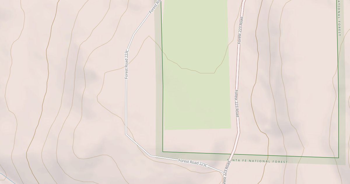 Map preview of USFS Motor Vehicle Use Map Roads {1A7FA2B3-FB3F-4465-8E3B-FF74F4E237A0}