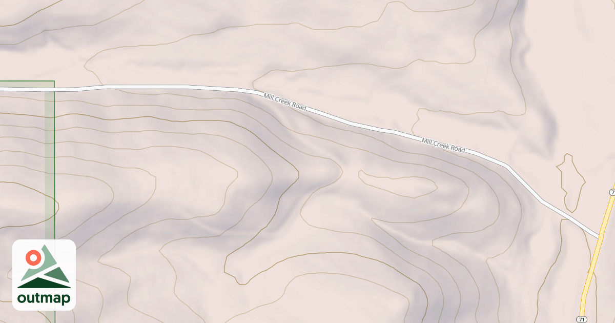 Map of MILL CREEK