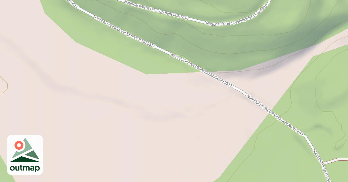 Map of USFS Motor Vehicle Use Map Roads {6C3037B0-5807-47CC-91FB-F0E4AB627AC2}
