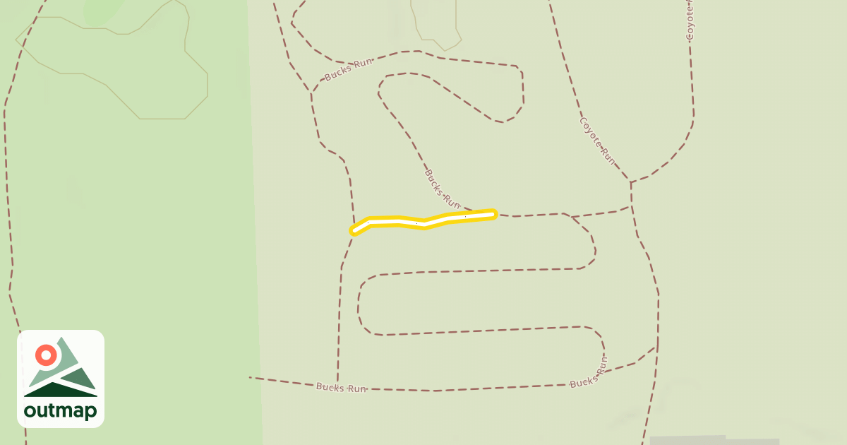 Map of Bucks Run