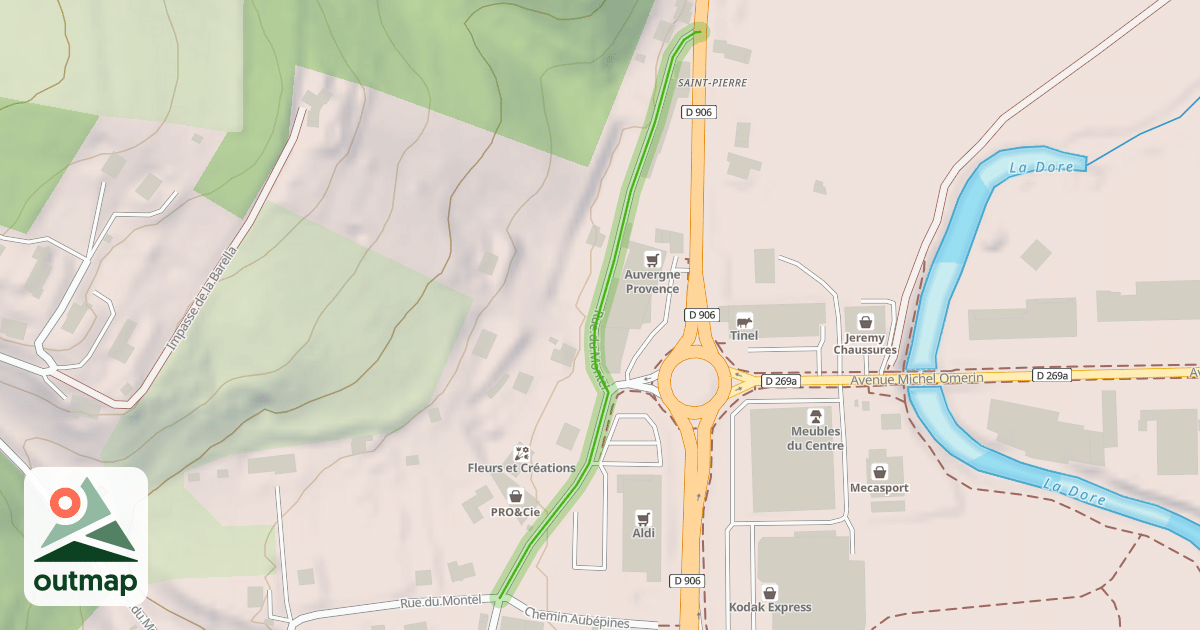 Map of Rue du Montel