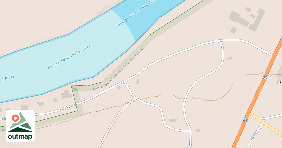 Map of FLAT ROCK SH