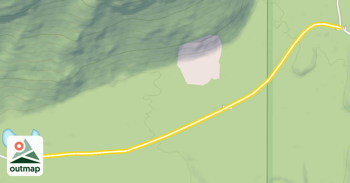 Map of Finney-Cumberland Road