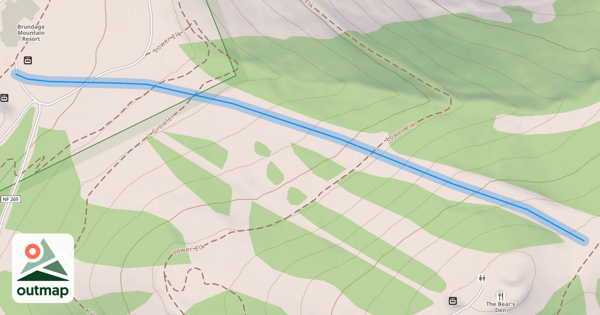 Map of Lower Alpine
