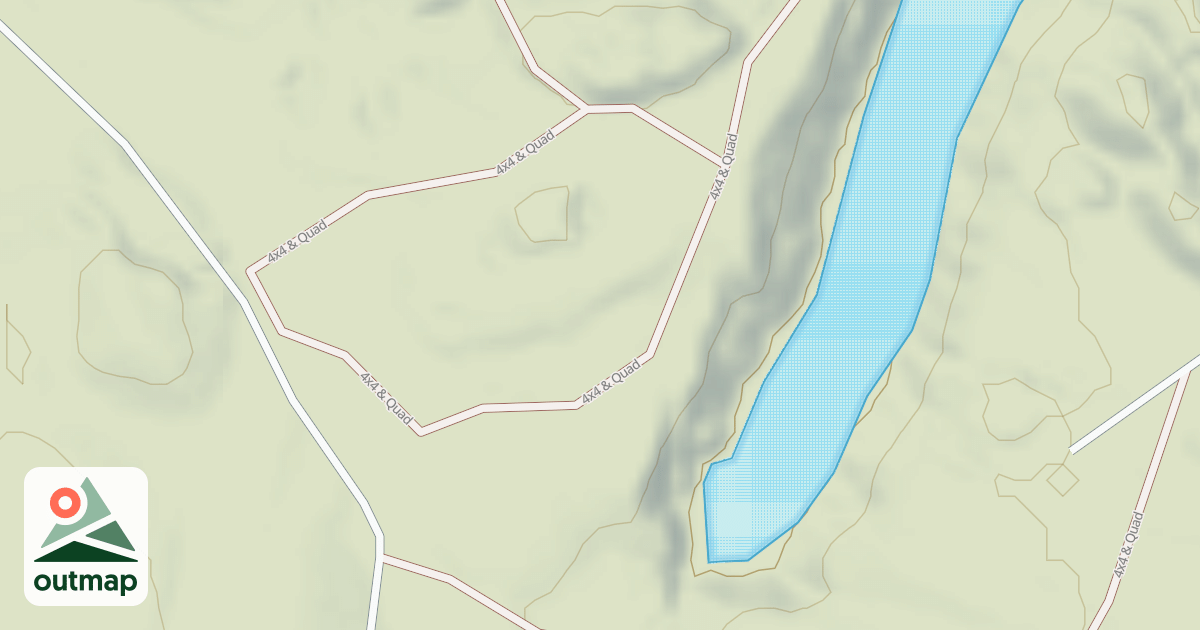 Map of Interlake State Recreation Area Trails