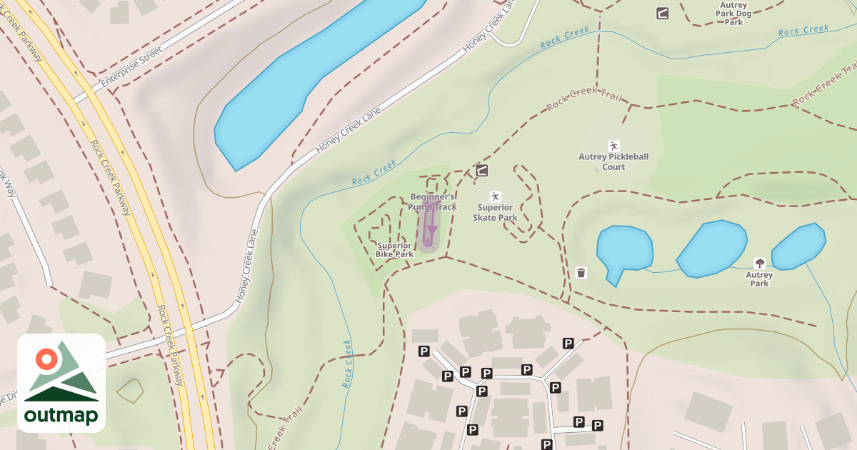 Map of Beginner's Flow Track