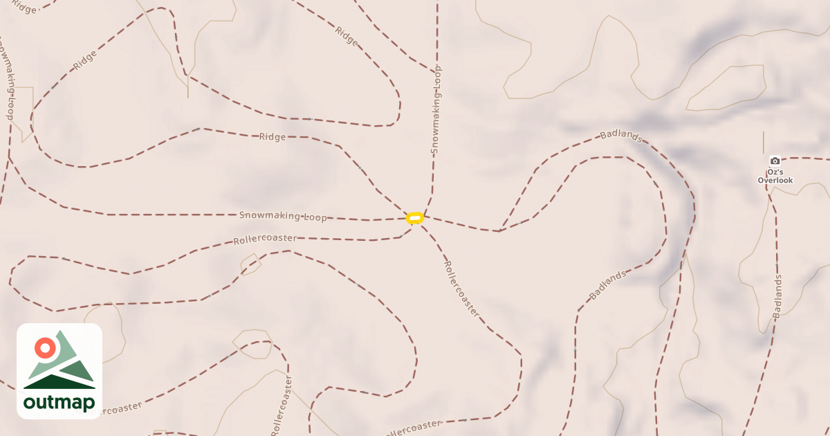 Map of Snowmaking Loop