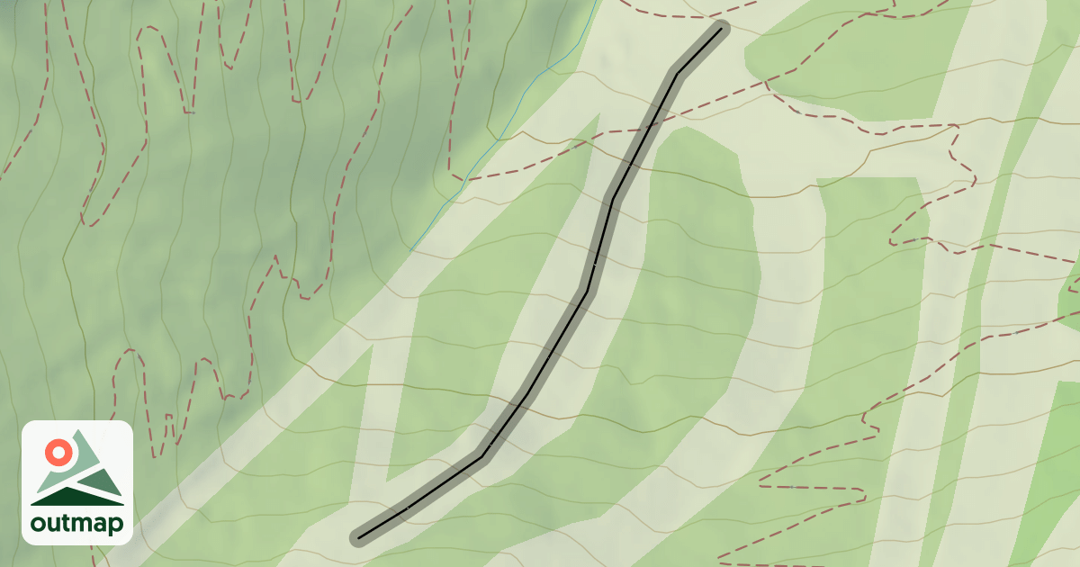 Map of Lower Diamond Jim