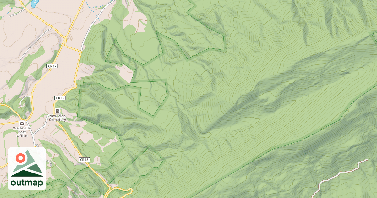 Map of WILSON BRANCH