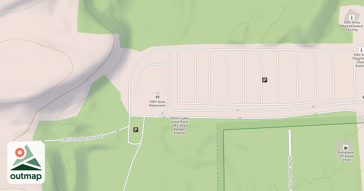 Map of Silver Lake Orv Area