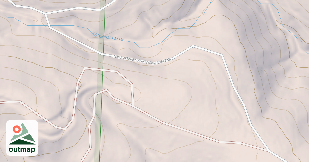 Map of USFS National Forest System Roads {71559475-3975-4AEF-BC9C-C2759D1B3C8D}