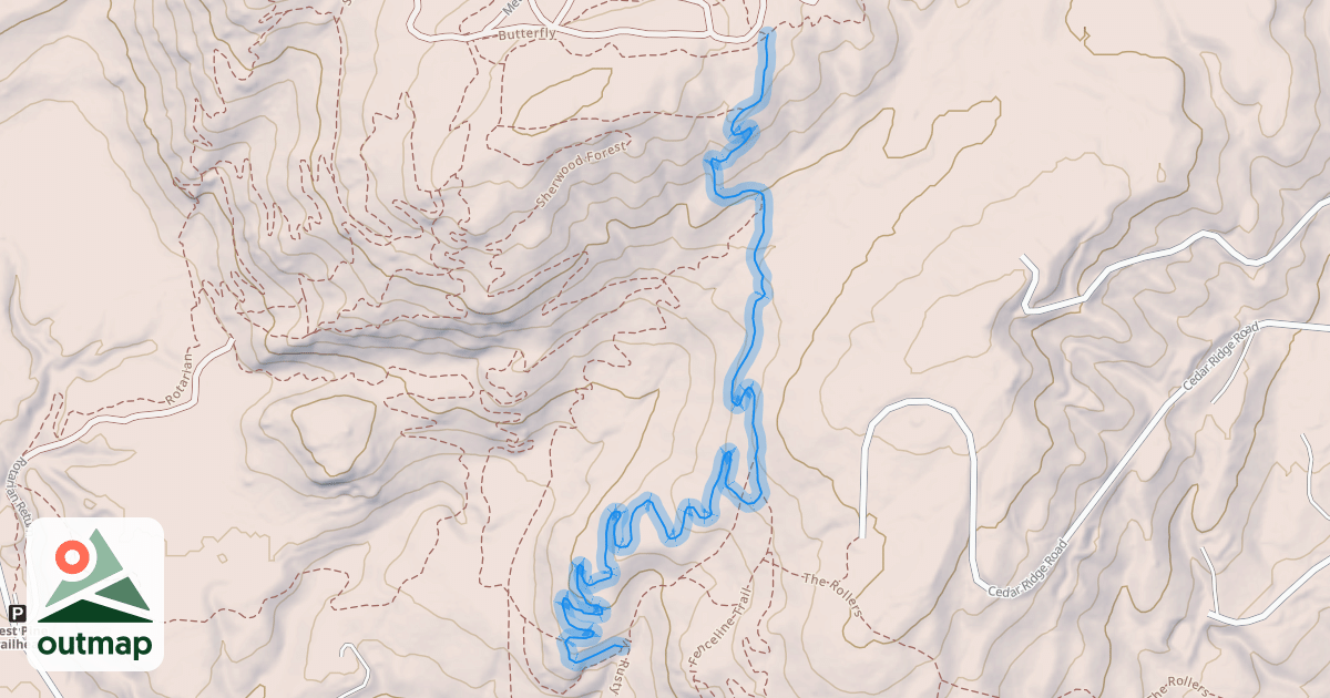 Map of Bier Bridge