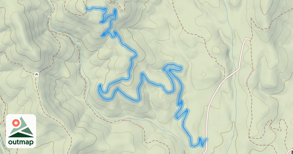Map of Owen's Run