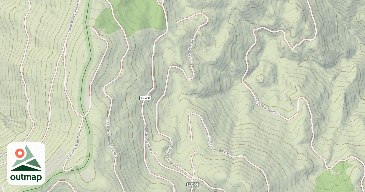 Map of BLUE GROUSE D
