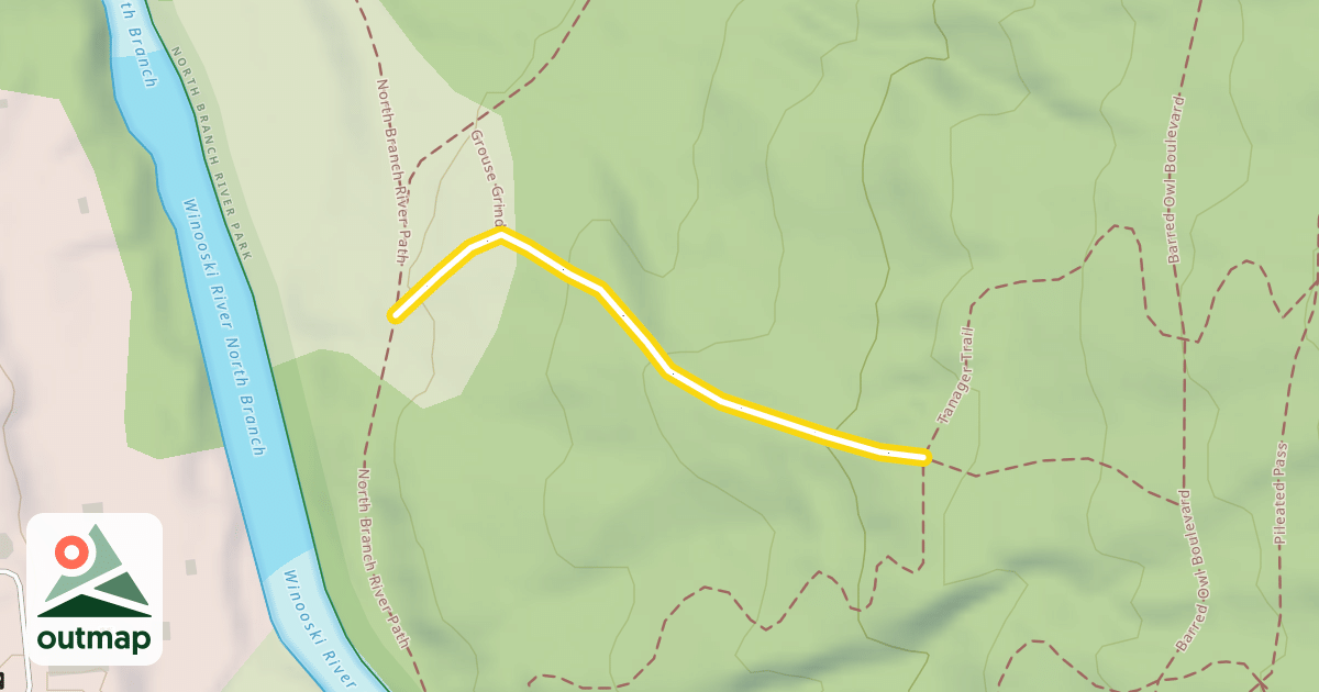 Map of Grouse Grind