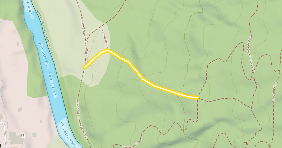 Map preview of Grouse Grind