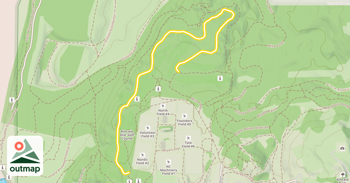 Map of Mize Loop