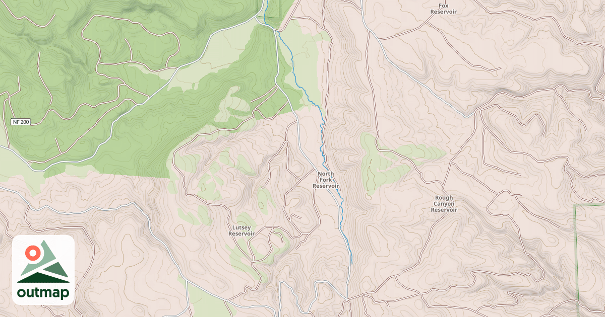 Map of USFS Motor Vehicle Use Map Roads {82041089-21EF-4133-ADEC-DAAA2BEB3AF2}
