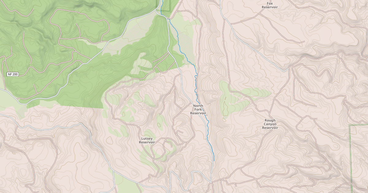 Map preview of USFS Motor Vehicle Use Map Roads {82041089-21EF-4133-ADEC-DAAA2BEB3AF2}