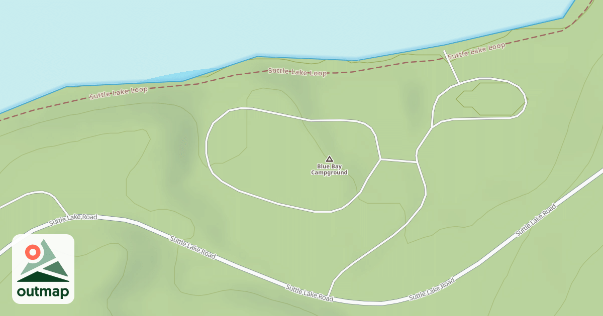 Map of BLUE BAY C.G.