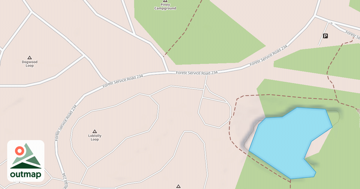 Map of P.C. DUMP STA/LOBLOLLY CON'CT