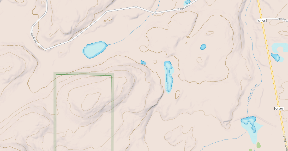 Map preview of HARRIET LAKE SPUR JA